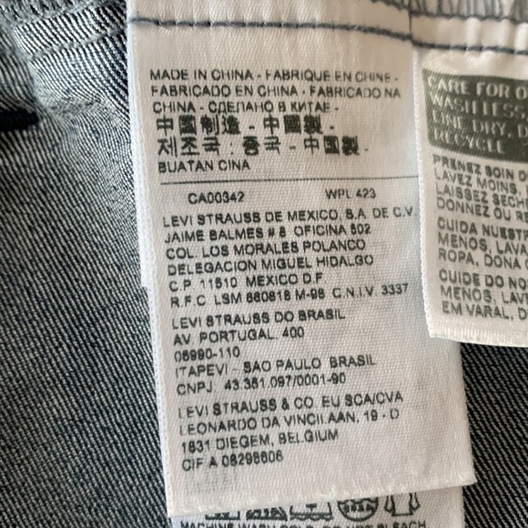 Levi’s Women’s Trucker Jean Jacket in Dark Denim Stretch S40117 Size Small - Picture 8 of 13